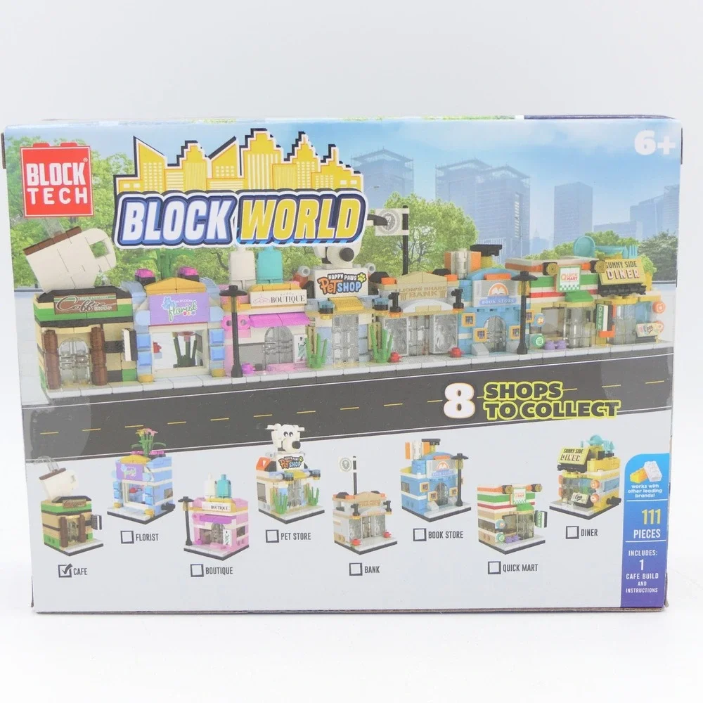RMS Block Tech Block World Cafe 111 Pcs 316198 Age 6+ Building Toy Set - Sealed